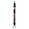 Laisse de sécurité en néoprène pour kite courte noire-orange O-S Mystic 35009_230281_955_OS