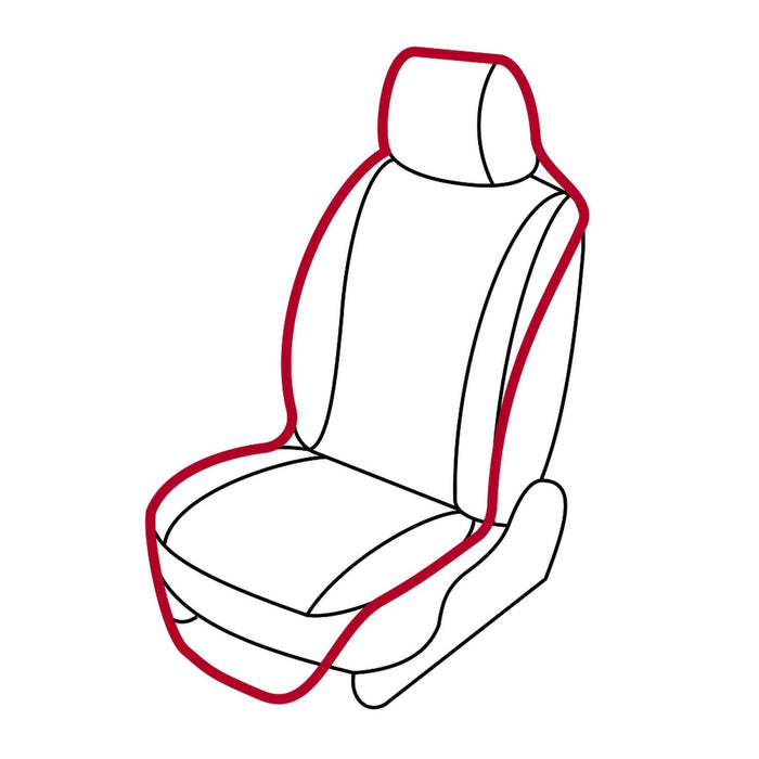 Housse de rouleau de siège de voiture simple noire taille unique Mystic 35009_240335_900_OS