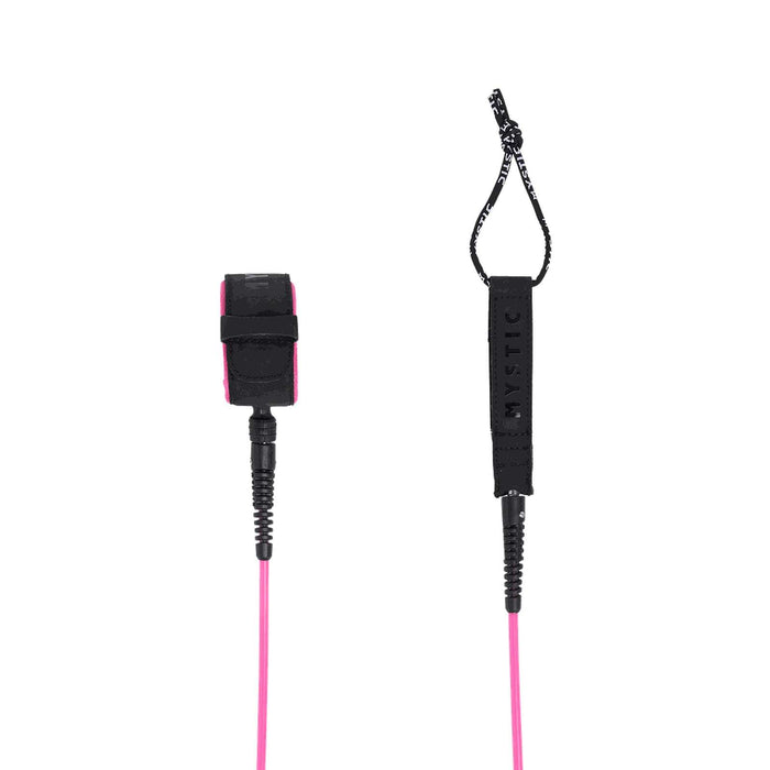 Laisse de surf rose vif 8ft Mystic 35009_250735_530_8