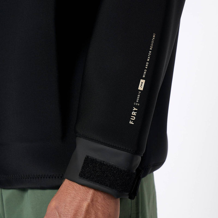 Hoodie en néoprène Fury Homme 3-2mm Noir XS Mystic 35017_230325_900_XS