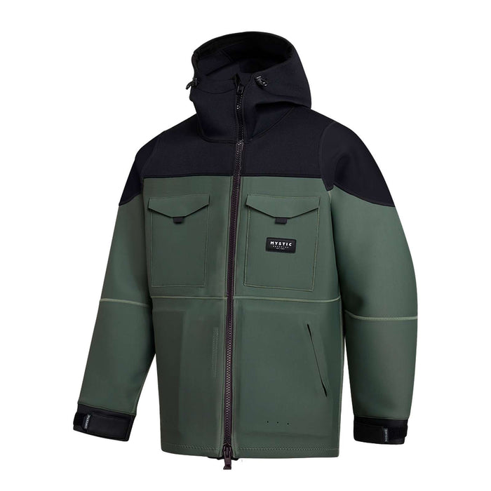 Veste en néoprène Vortex Homme 3-2mm Olive-Foncé XXL Mystic 35017_230360_643_XXL