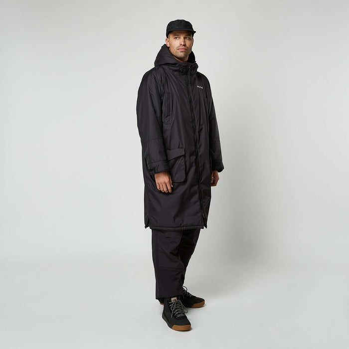 Poncho doublé en teddy imperméable DTS Noir O-S Mystic 35018_230015_900_OS