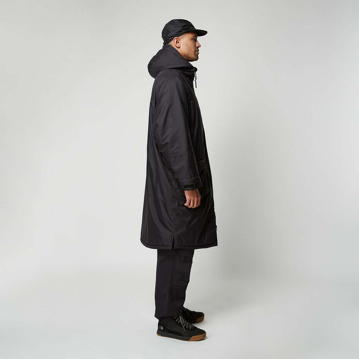 Poncho doublé en teddy imperméable DTS Noir O-S Mystic 35018_230015_900_OS