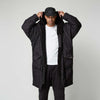 Poncho doublé en teddy imperméable DTS Noir O-S Mystic 35018_230015_900_OS