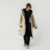 Poncho doublé en teddy imperméable Explore Sable S-M Mystic 35018_240400_705_SM