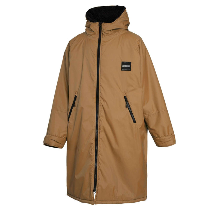 Poncho doublé en teddy imperméable Explore Ardoise-brun S-M Mystic 35018_240400_730_SM