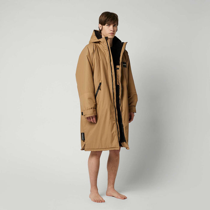 Poncho doublé en teddy imperméable Explore Ardoise-brun S-M Mystic 35018_240400_730_SM