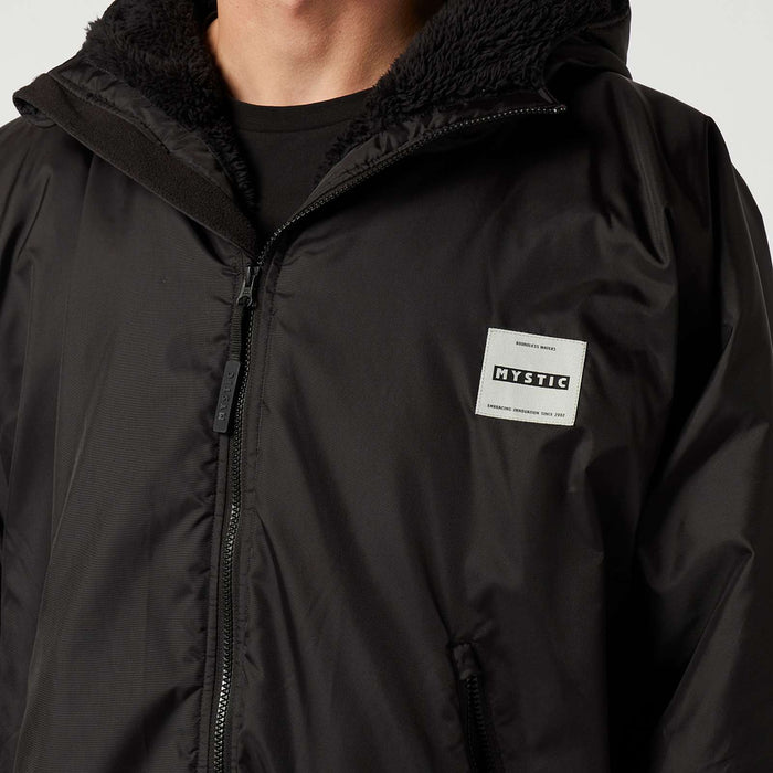 Poncho doublé en teddy imperméable Explore Noir L-XL Mystic 35018_240400_900_LXL