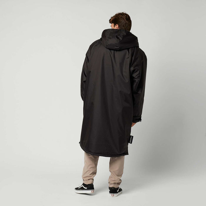 Poncho doublé en teddy imperméable Explore Noir S-M Mystic 35018_240400_900_SM