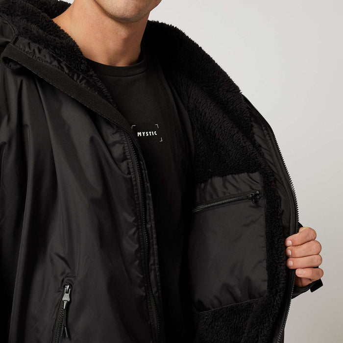 Poncho doublé en teddy imperméable Explore Noir S-M Mystic 35018_240400_900_SM