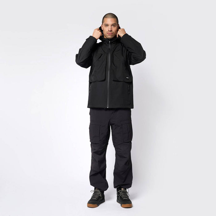 Veste de pluie imperméable DTS noire S Mystic 35101_230102_900_S