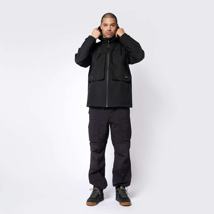 Veste de pluie imperméable DTS noire XXL Mystic 35101_230102_900_XXL
