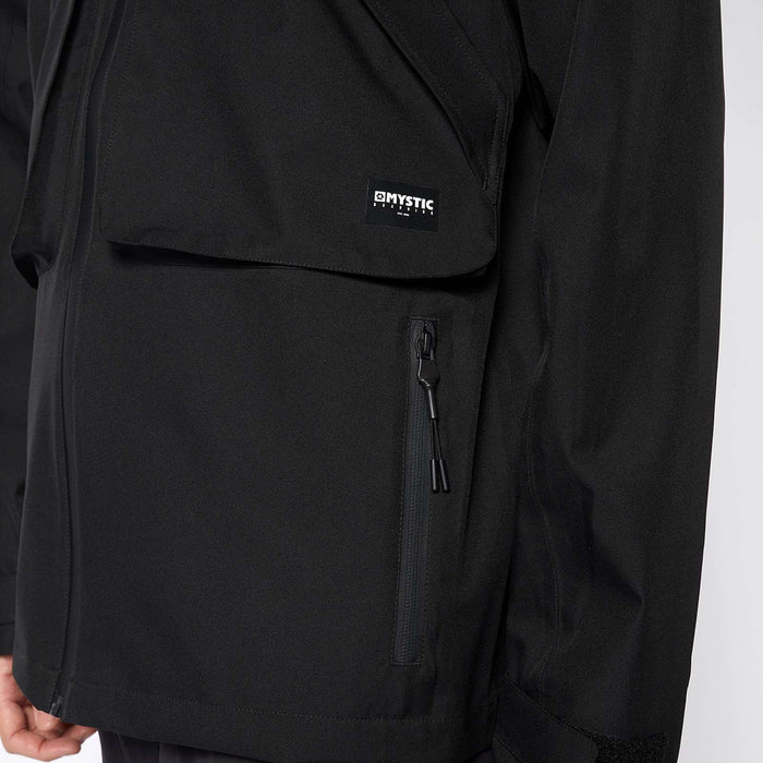Veste de pluie imperméable DTS noire XXL Mystic 35101_230102_900_XXL