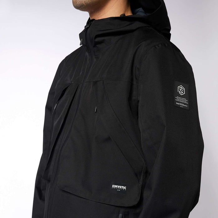 Veste de pluie imperméable DTS noire XXL Mystic 35101_230102_900_XXL