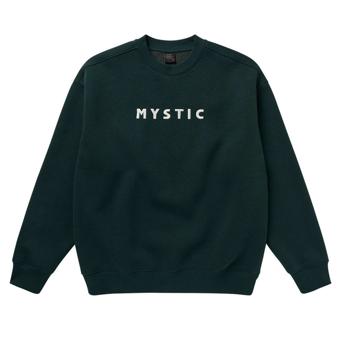 Brand Oversized-Crew-Sweatshirt Zypressengrün L Mystic 35104_250135_624_L