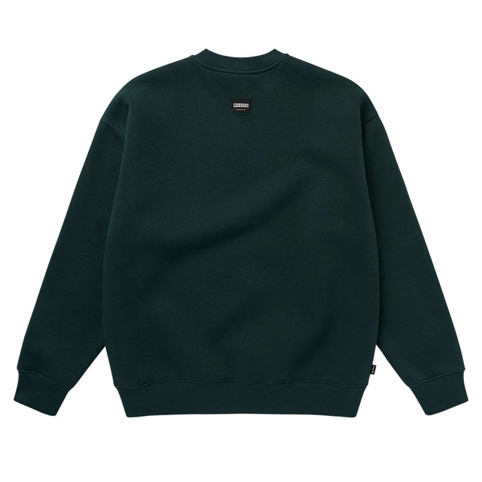 Brand Oversized-Crew-Sweatshirt Zypressengrün L Mystic 35104_250135_624_L