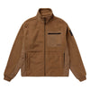 Veste en sweat polaire à zipper DTS gris-brun S Mystic 35104_260100_730_S