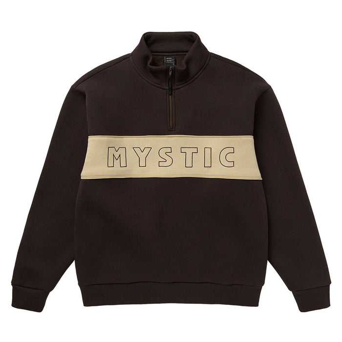 Sweat à col zippé Slate Brun foncé XL Mystic 35104_260315_736_XL