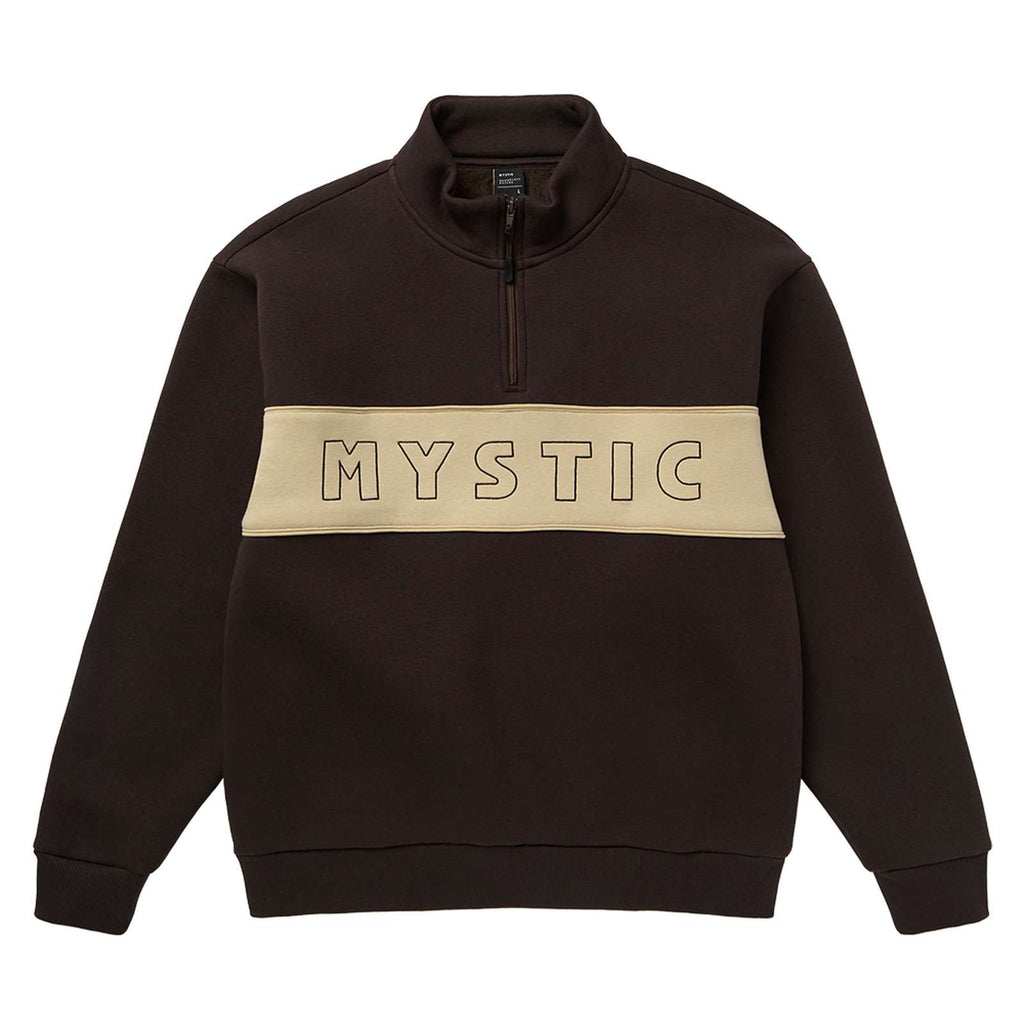 Sweat à col zippé Slate Brun foncé XXL Mystic 35104_260315_736_XXL