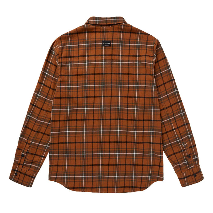 Chemise en Flanelle À Carreaux Brun-Doré S Mystic 35105_260305_704_S