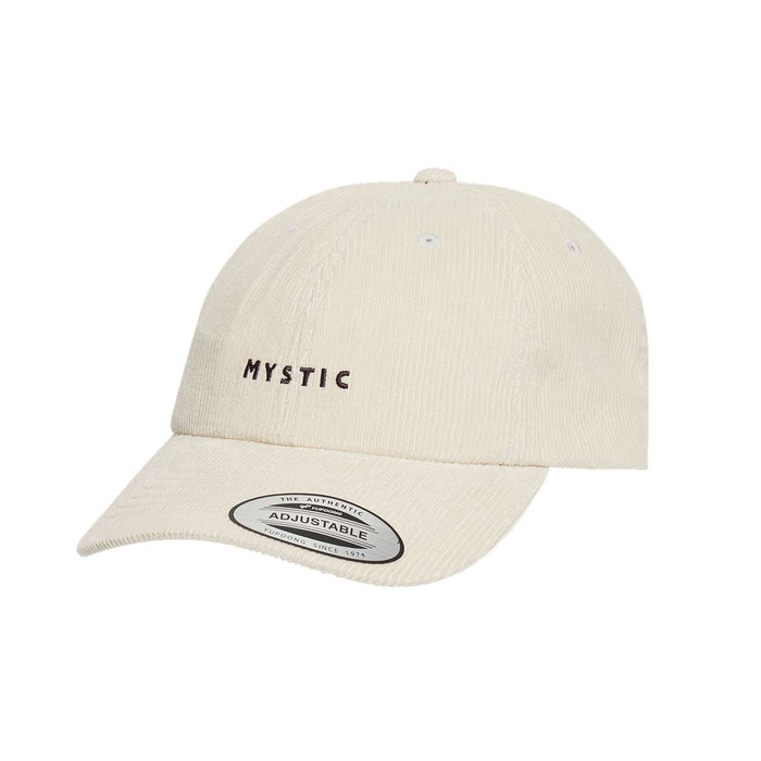 Casquette en velours côtelé 6 panneaux Blanc Cassé Mystic 35108_240205_109_OS