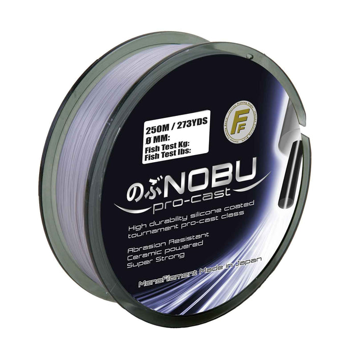 Fil de pêche Nobu Pro Cast Hi-Viz 250m Gris Mat 0,200 Pêche Ferrari 3700820