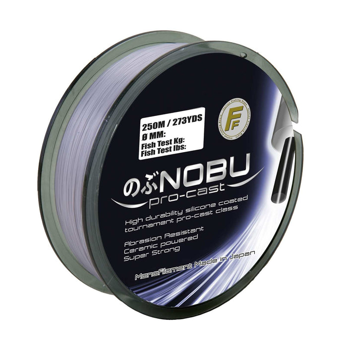 Fil de pêche Nobu Pro Cast Hi-Viz 250m Gris Mat 0,400 Pêche Ferrari 3700840