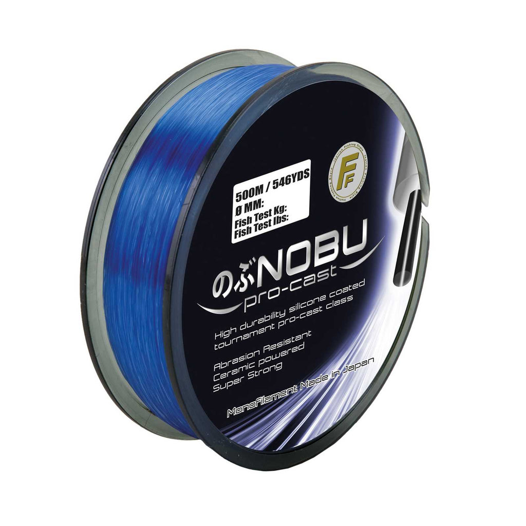 Fil de pêche Nobu Pro Cast Hi-Viz 500m Bleu Japon 0,185 Pêche Ferrari 3700918