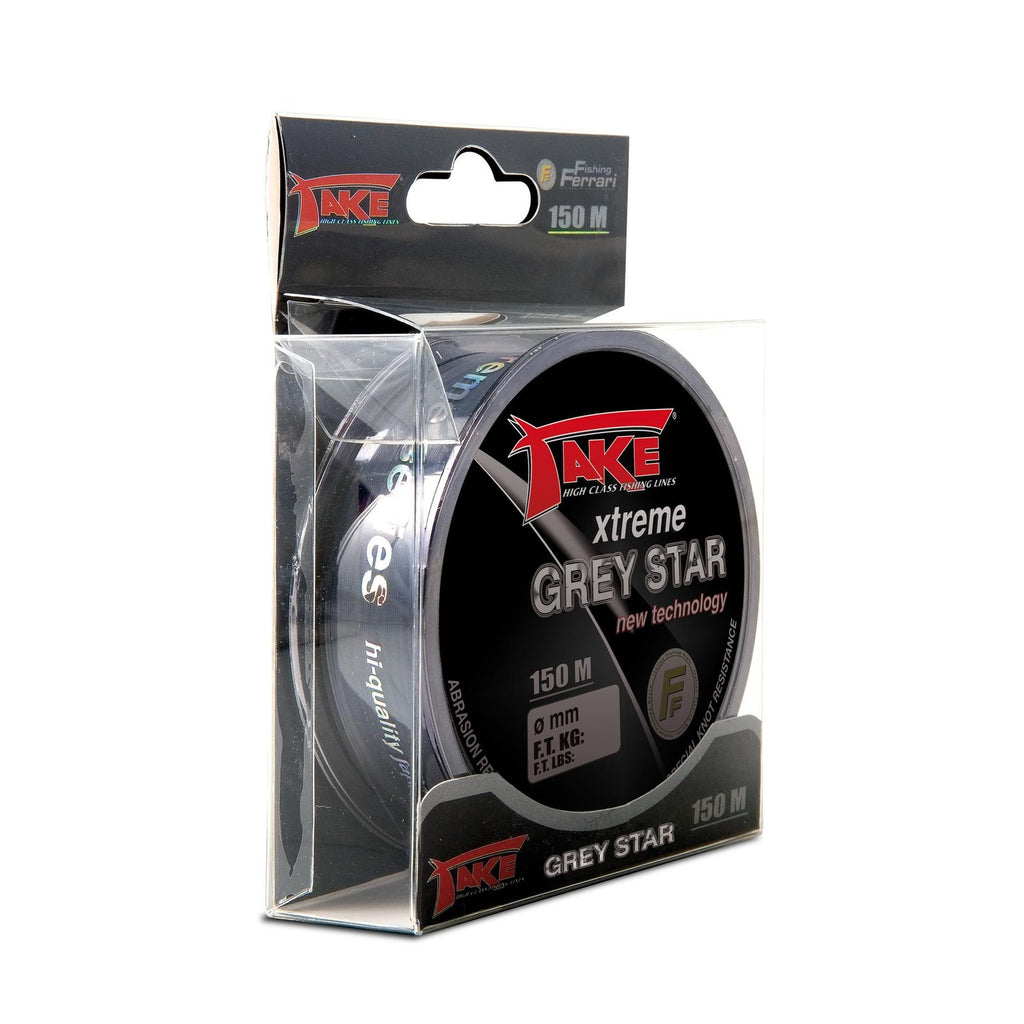 Fil de pêche Take Xtreme 150m Gris Étoile 0,118 Pêche Ferrari 3800111