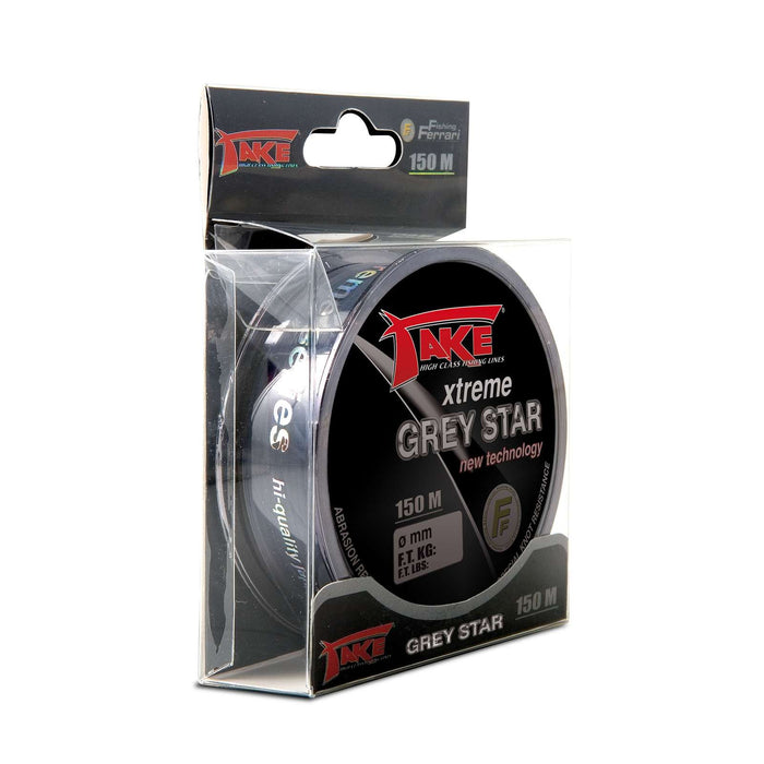 Fil de pêche Take Xtreme 150m Gris Étoile 0,261 Pêche Ferrari 3800126