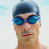Lunettes de natation Bondi Marine-Blanc Teinté-Bleu Lenses Zoggs 461004NVWHTBL