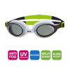 Lunettes de natation Bondi Blanc-Lime Teinté-Fumée Lenses Zoggs 461004WHBLTSM