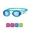 Lunettes de natation Loutre Clair-Aqua Teinté-Bleu Lenses Zoggs 461023CLAQTBL