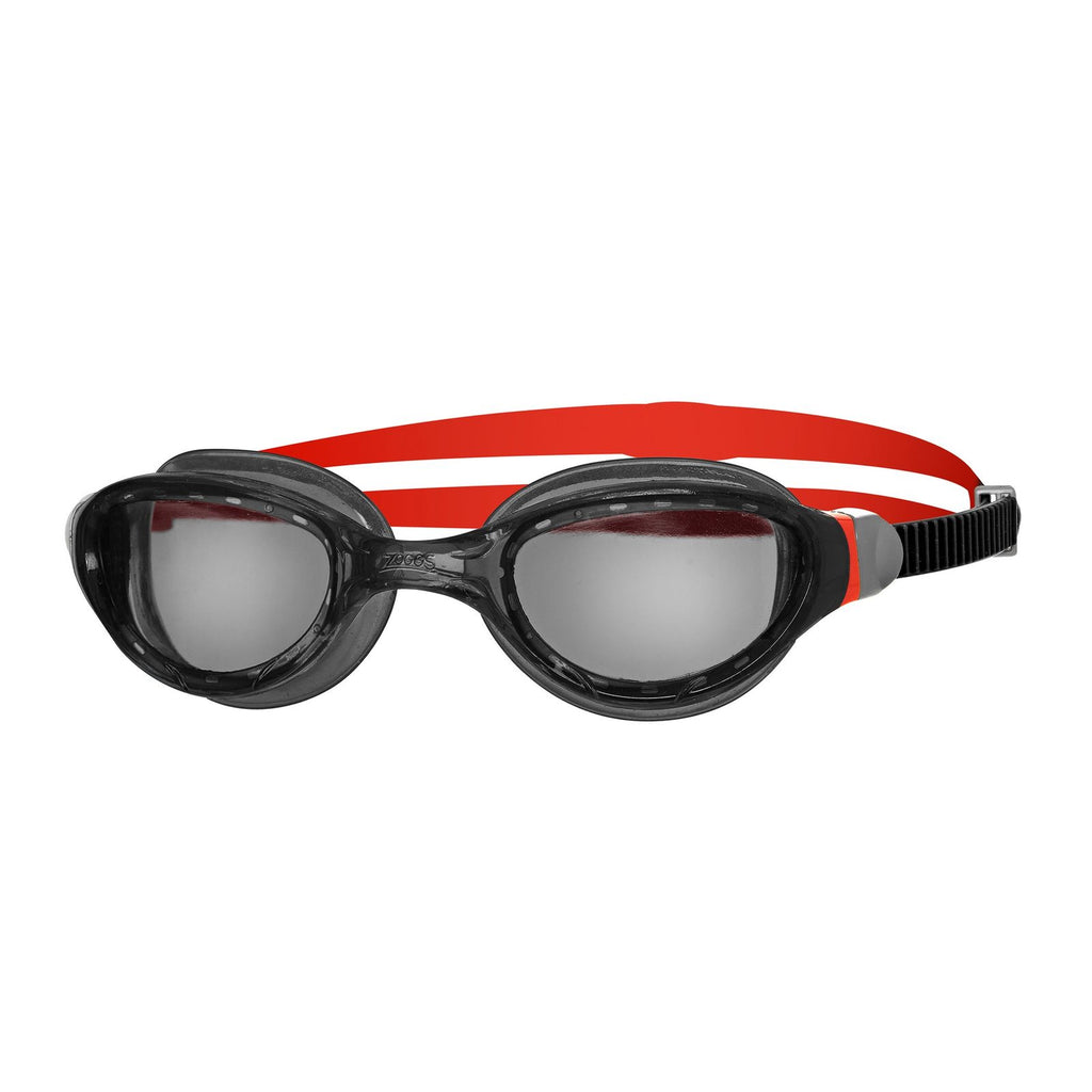 Lunettes de natation Phantom 2.0 Noir-Rouge Teinté-Fumée Lenses Zoggs 461031BKRDTSM
