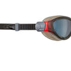 Lunettes de natation Phantom 2.0 Noir-Rouge Teinté-Fumée Lenses Zoggs 461031BKRDTSM