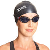 Lunettes de natation Phantom 2.0 Noir-Rouge Teinté-Fumée Lenses Zoggs 461031BKRDTSM
