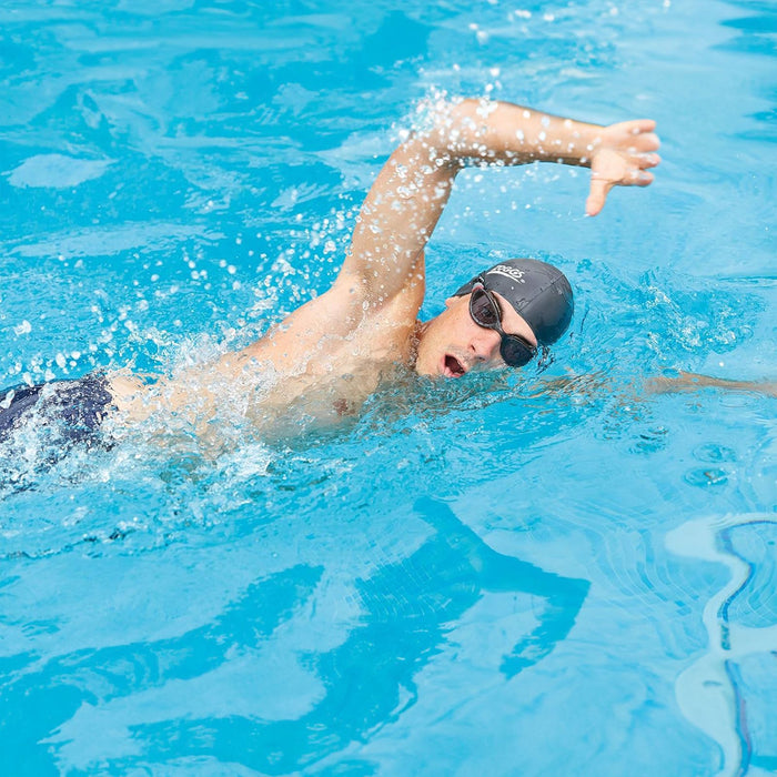 Lunettes de natation Phantom 2.0 Noir-Rouge Teinté-Fumée Lenses Zoggs 461031BKRDTSM