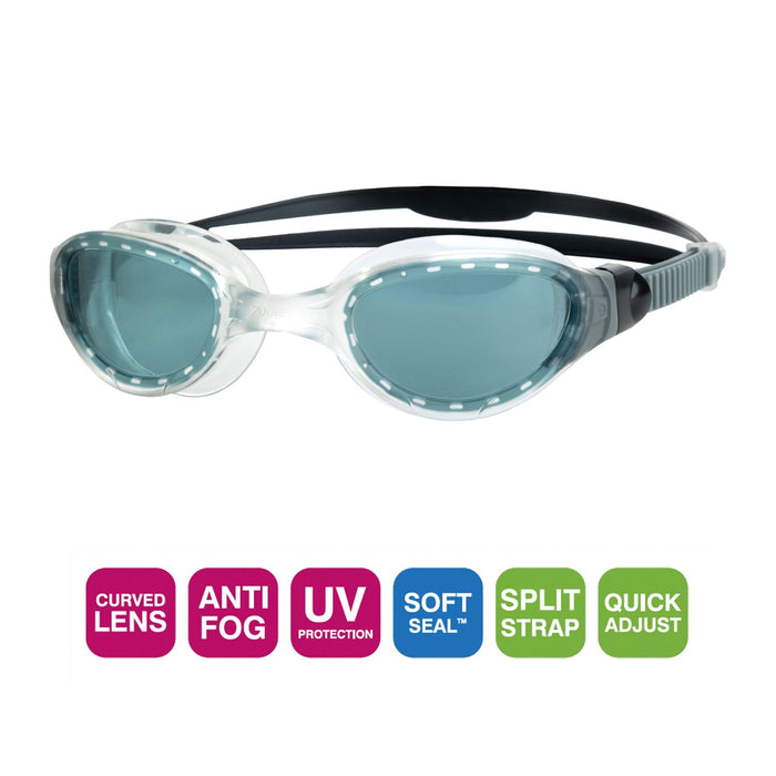 Lunettes de natation Phantom 2.0 Clair-Gris Teinté-Fumée Lenses Zoggs 461031CLGYTSM