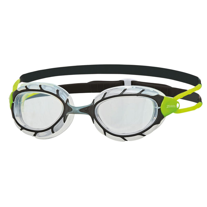 Lunettes de natation Predator Noir-Vert-Transparent Standard Zoggs 461037BKGNCLRR