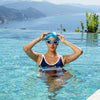 Lunettes de natation Predator Bleu-Blanc Verres teintés-Fumés Petit Zoggs 461037BLWHTSMS