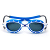 Lunettes de natation Predator Bleu-Blanc Verres teintés-Fumés Petit Zoggs 461037BLWHTSMS