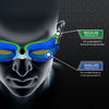 Lunettes de natation Predator Vert-Transparent Verres teintés-Fumés Petit Zoggs 461037GNCLTSMS