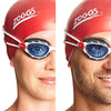 Lunettes de natation Predator Blanc-Rouge Verres teintés-Bleus Petit Zoggs 461037WHRDTBLS