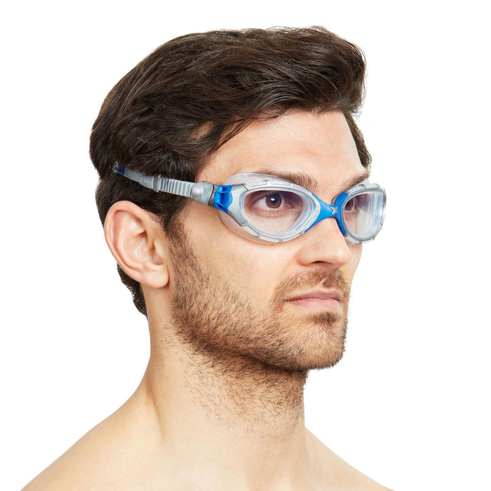 Lunettes de natation Predator Flex Gris-Bleu-Transparent Standard Zoggs 461041GYBLCLRR
