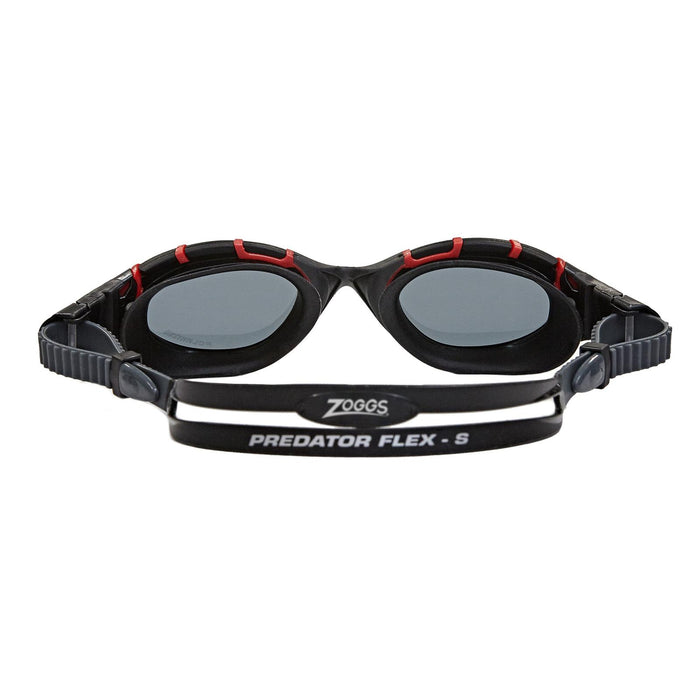 Lunettes de natation Predator Flex Polarisées Noir-Rouge-Fumé Petit Zoggs 461043BKRDPSMS