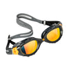 Lunettes de natation Predator Flex Titanium Gris-Noir Miroité-Verres Orange Standard Zoggs 461054GYBKMO