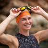 Lunettes de natation Predator Flex Titanium Gris-Noir Miroité-Verres Orange Standard Zoggs 461054GYBKMO