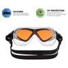 Masque de natation Tri Vision Gris-Noir Verres teintés-Cuivre Zoggs 461075GYBKTCP