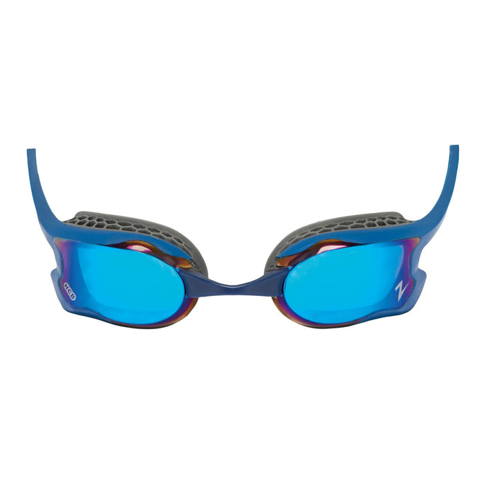 Lunettes de natation Raptor Hcb Titanium Bleu-Gris Miroité-Verres Bleu-Foncé Zoggs 461085BLGYMDB