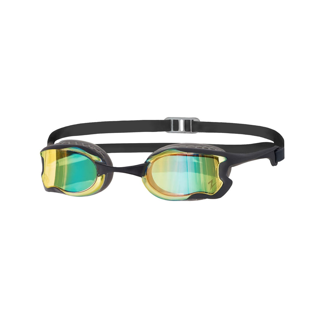 Lunettes de natation Raptor Hcb Titanium Gris-Noir Miroité-Verres Bleus Zoggs 461085GYBKMBL